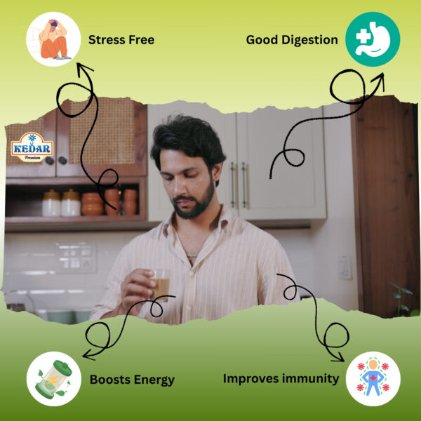 Kedar Elaichi Chai – Premium Indian Cardamom Tea with Natural Elaichi Flavour for Daily Use, Cold Relief, Digestion & Morning Energy Boost – Refreshing Chai for Home, Office, Hotel & Tea Stall - Image 5