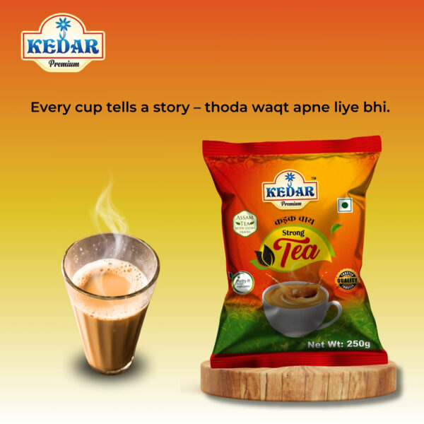 Kedar Strong Tea – Kadak Desi Chai for Daily Use at Home, Rich Taste, Strong Flavour – Office, Hotel & Tea Stall – Wholesale, Bulk Buyers - Image 5